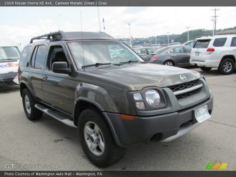 Canteen Metallic Green / Gray 2004 Nissan Xterra XE 4x4