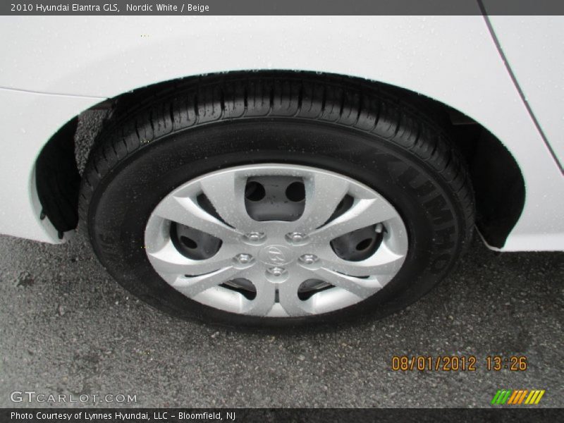 Nordic White / Beige 2010 Hyundai Elantra GLS
