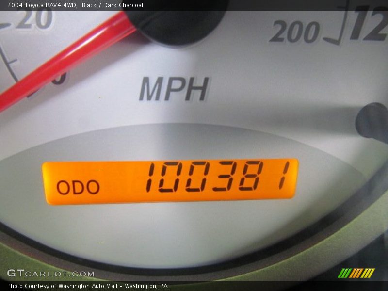 Black / Dark Charcoal 2004 Toyota RAV4 4WD