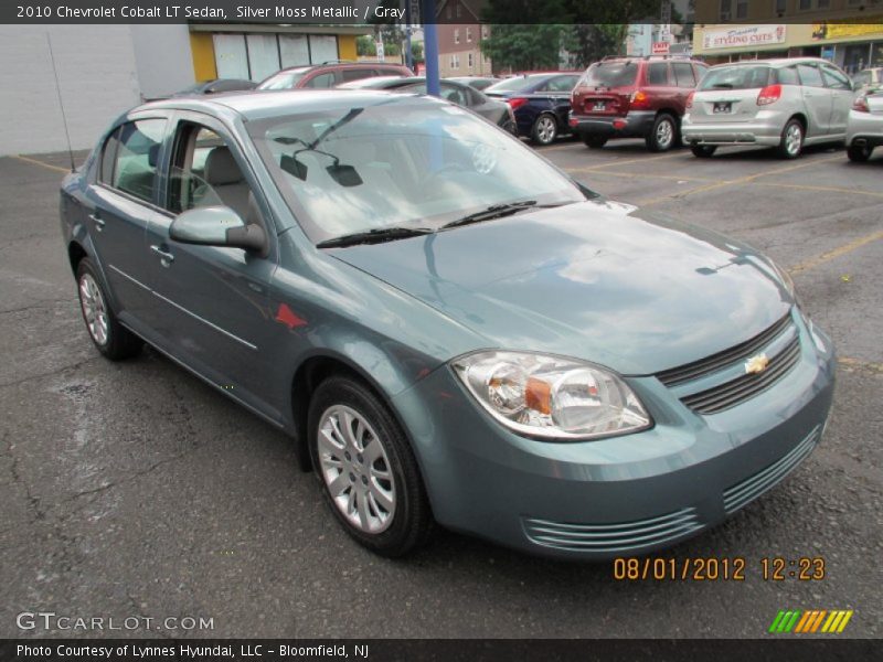 Silver Moss Metallic / Gray 2010 Chevrolet Cobalt LT Sedan