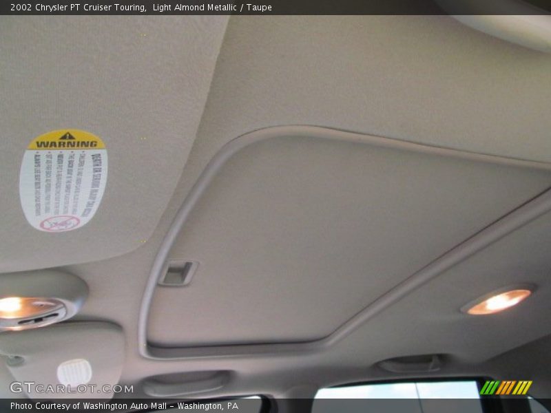 Sunroof of 2002 PT Cruiser Touring