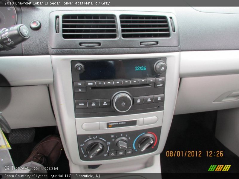 Silver Moss Metallic / Gray 2010 Chevrolet Cobalt LT Sedan