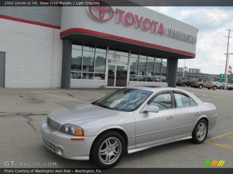 Silver Frost Metallic / Light Graphite 2002 Lincoln LS V8