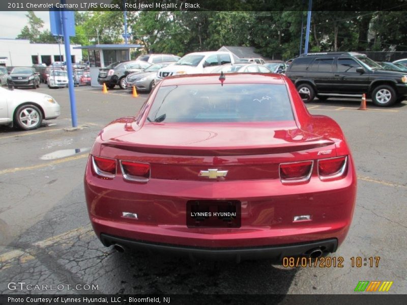 Red Jewel Metallic / Black 2011 Chevrolet Camaro LT/RS Coupe