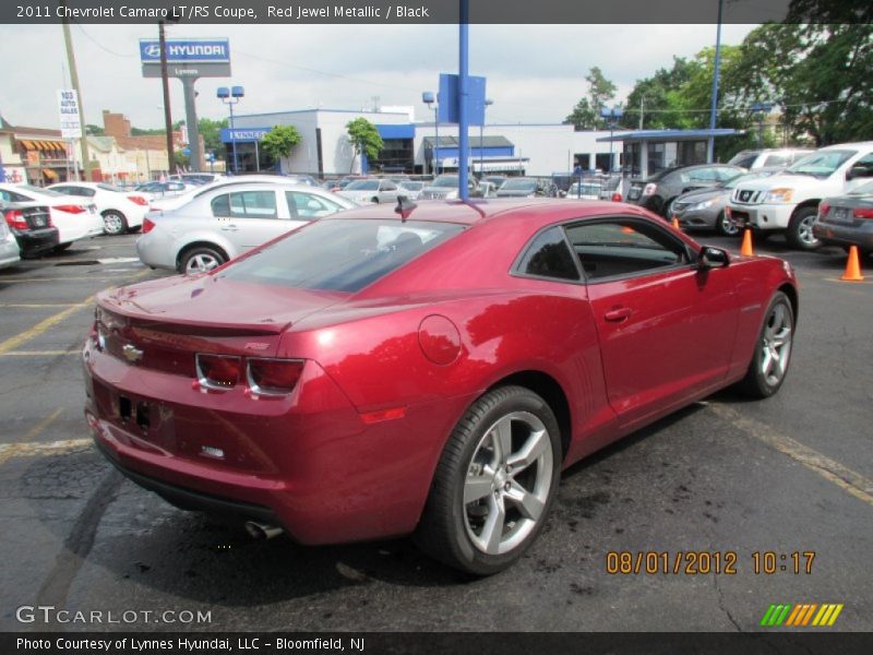 Red Jewel Metallic / Black 2011 Chevrolet Camaro LT/RS Coupe