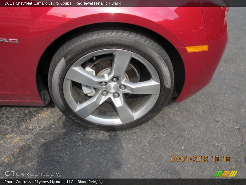 Red Jewel Metallic / Black 2011 Chevrolet Camaro LT/RS Coupe