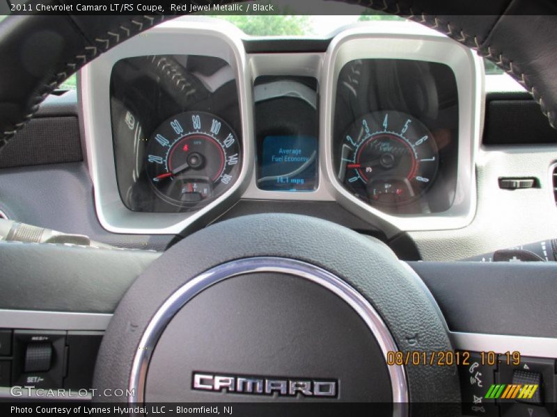 Red Jewel Metallic / Black 2011 Chevrolet Camaro LT/RS Coupe