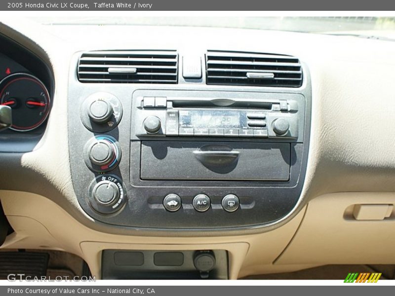 Taffeta White / Ivory 2005 Honda Civic LX Coupe