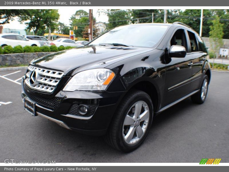 Black / Black 2009 Mercedes-Benz ML 350 4Matic