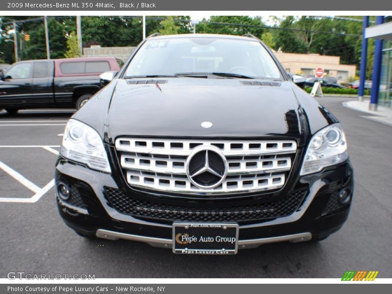 Black / Black 2009 Mercedes-Benz ML 350 4Matic