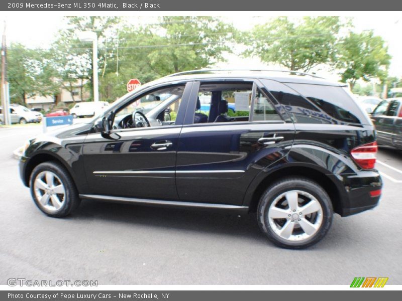 Black / Black 2009 Mercedes-Benz ML 350 4Matic