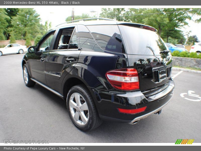 Black / Black 2009 Mercedes-Benz ML 350 4Matic
