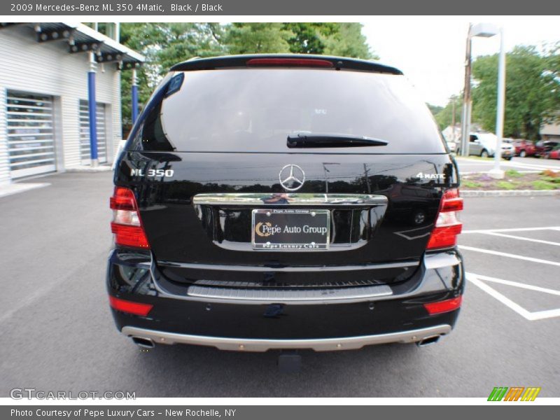 Black / Black 2009 Mercedes-Benz ML 350 4Matic