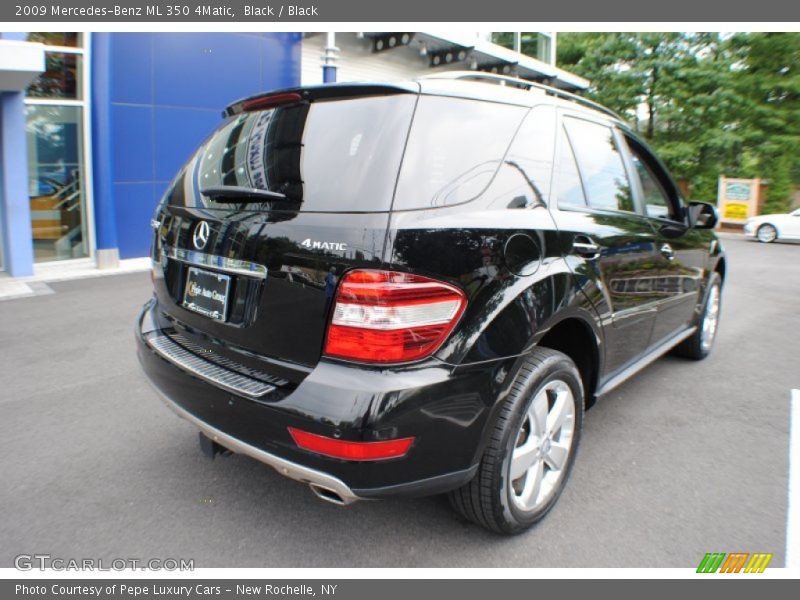 Black / Black 2009 Mercedes-Benz ML 350 4Matic