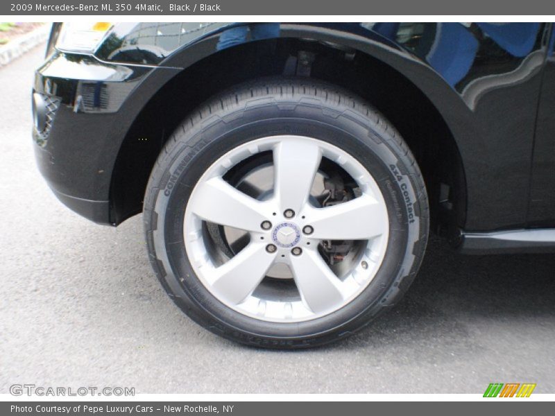 Black / Black 2009 Mercedes-Benz ML 350 4Matic