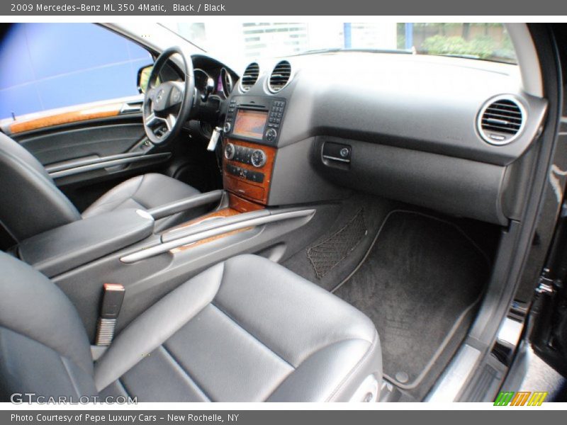 Black / Black 2009 Mercedes-Benz ML 350 4Matic