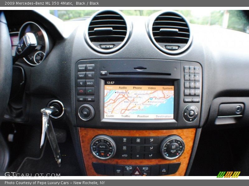 Black / Black 2009 Mercedes-Benz ML 350 4Matic