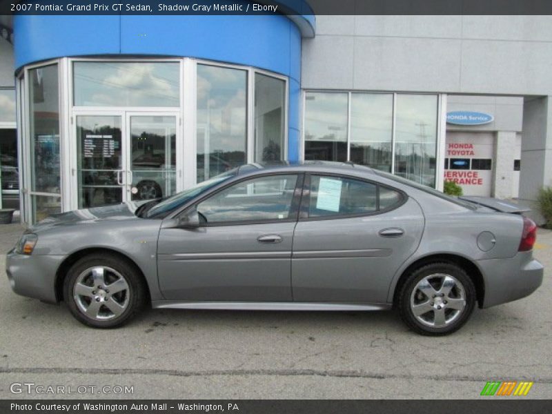 Shadow Gray Metallic / Ebony 2007 Pontiac Grand Prix GT Sedan