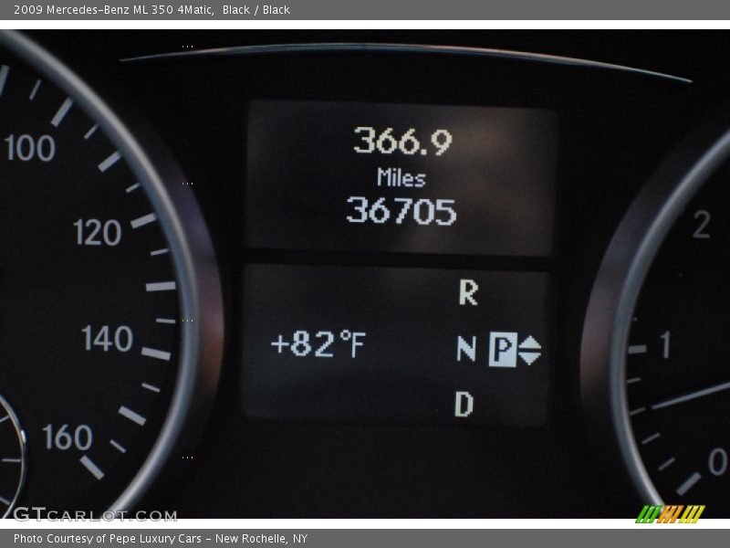 Black / Black 2009 Mercedes-Benz ML 350 4Matic