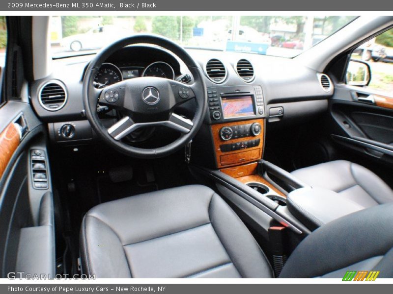 Black / Black 2009 Mercedes-Benz ML 350 4Matic