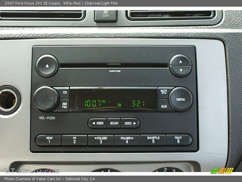 Audio System of 2007 Focus ZX3 SE Coupe