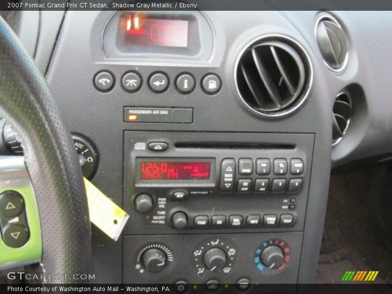 Shadow Gray Metallic / Ebony 2007 Pontiac Grand Prix GT Sedan