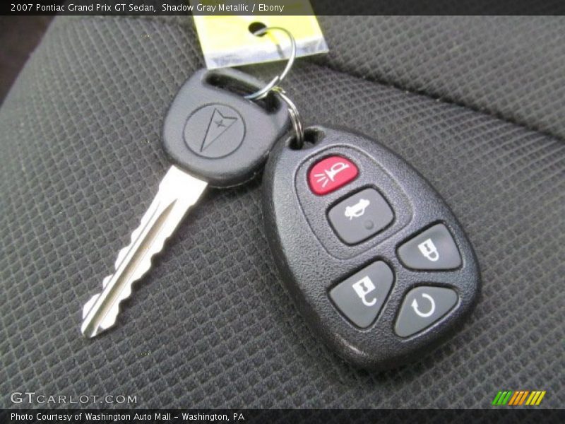 Shadow Gray Metallic / Ebony 2007 Pontiac Grand Prix GT Sedan