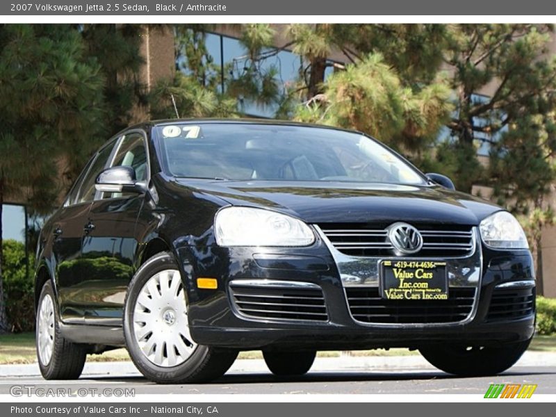 Black / Anthracite 2007 Volkswagen Jetta 2.5 Sedan