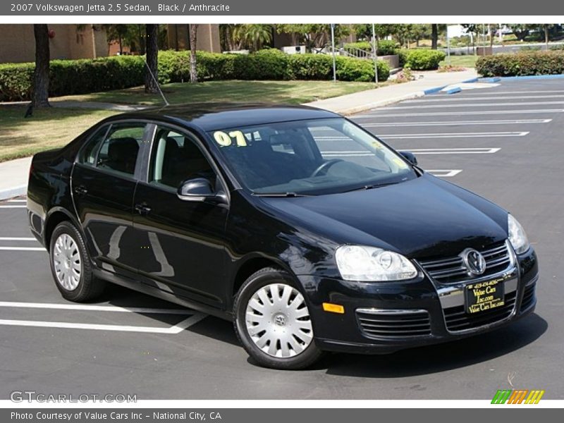 Black / Anthracite 2007 Volkswagen Jetta 2.5 Sedan