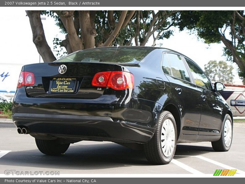 Black / Anthracite 2007 Volkswagen Jetta 2.5 Sedan