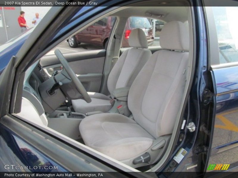 Deep Ocean Blue / Gray 2007 Kia Spectra EX Sedan