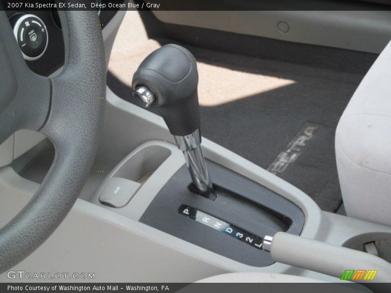 Deep Ocean Blue / Gray 2007 Kia Spectra EX Sedan