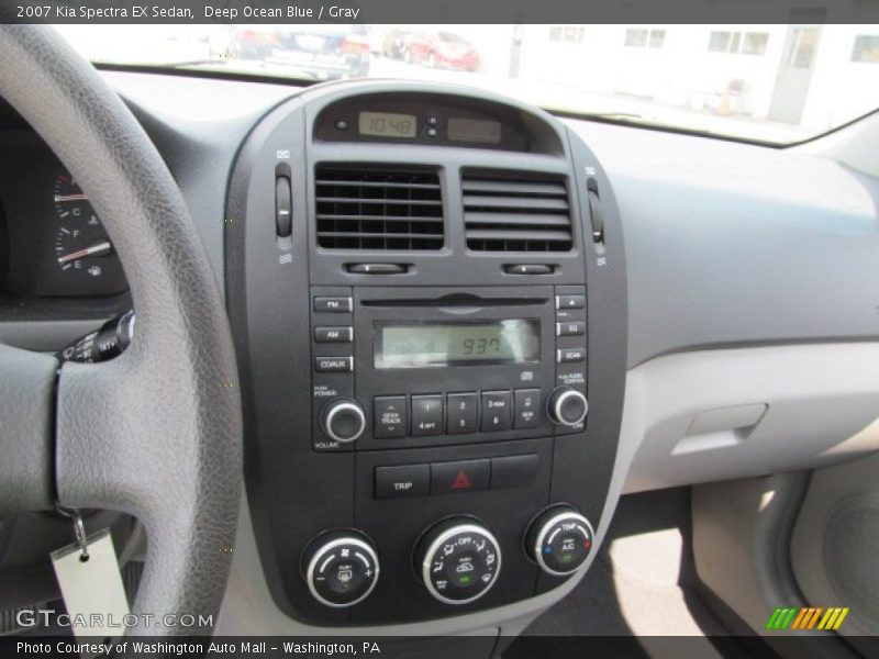 Deep Ocean Blue / Gray 2007 Kia Spectra EX Sedan