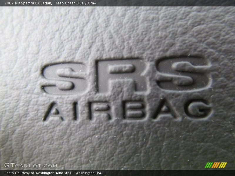 Deep Ocean Blue / Gray 2007 Kia Spectra EX Sedan