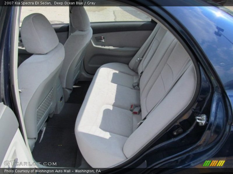 Deep Ocean Blue / Gray 2007 Kia Spectra EX Sedan