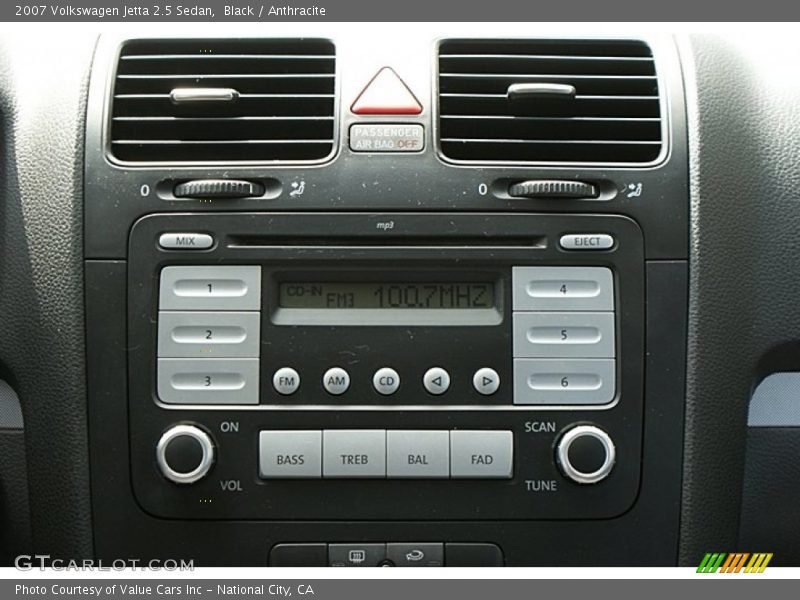 Black / Anthracite 2007 Volkswagen Jetta 2.5 Sedan