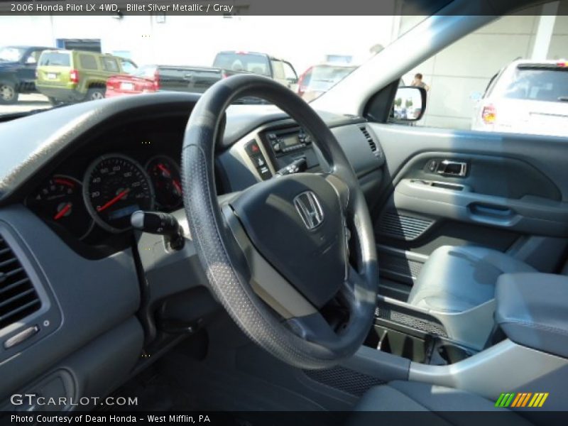 Billet Silver Metallic / Gray 2006 Honda Pilot LX 4WD