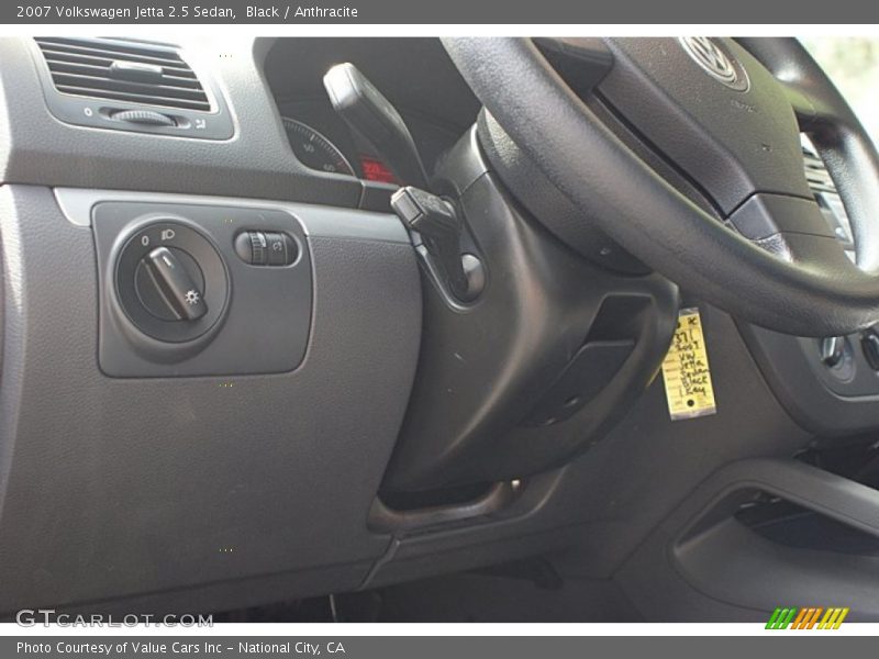 Black / Anthracite 2007 Volkswagen Jetta 2.5 Sedan