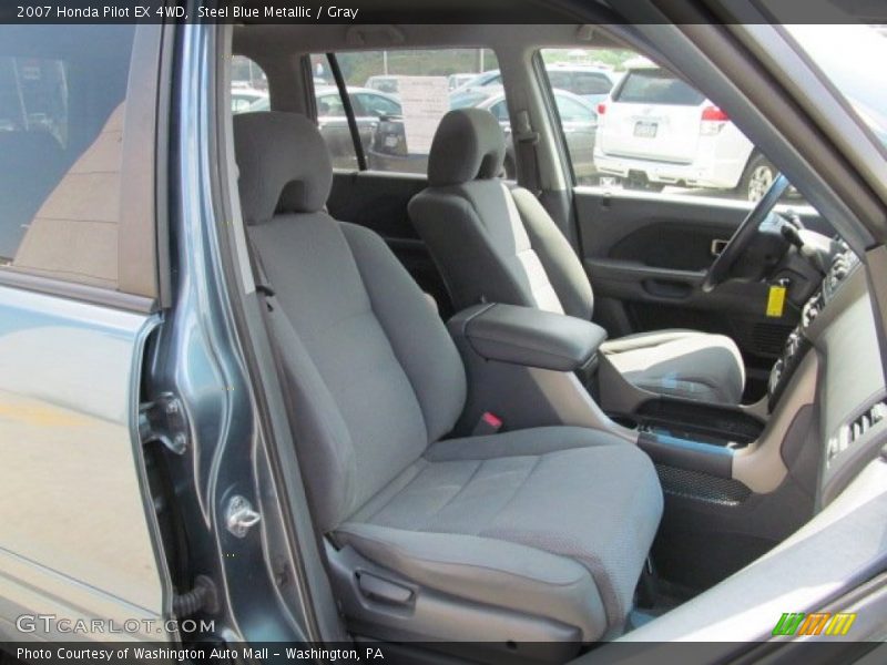 Steel Blue Metallic / Gray 2007 Honda Pilot EX 4WD