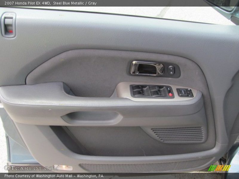 Steel Blue Metallic / Gray 2007 Honda Pilot EX 4WD