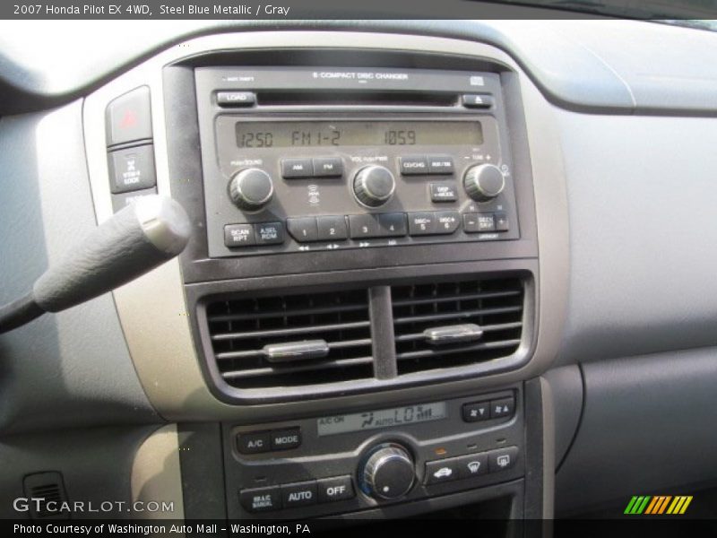 Steel Blue Metallic / Gray 2007 Honda Pilot EX 4WD