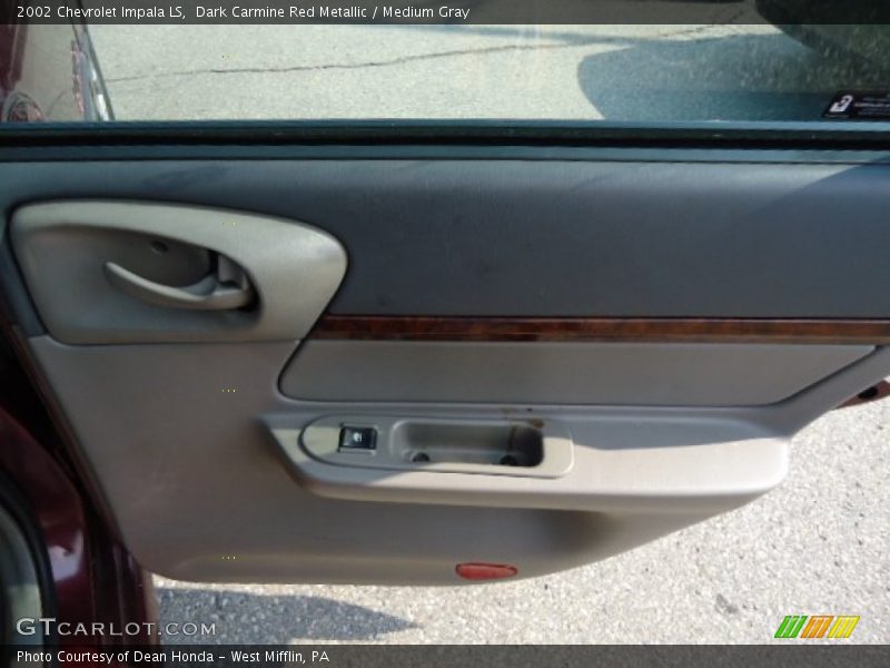Dark Carmine Red Metallic / Medium Gray 2002 Chevrolet Impala LS