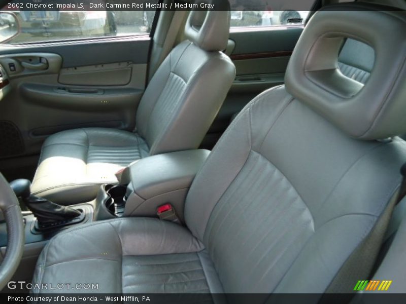 Dark Carmine Red Metallic / Medium Gray 2002 Chevrolet Impala LS