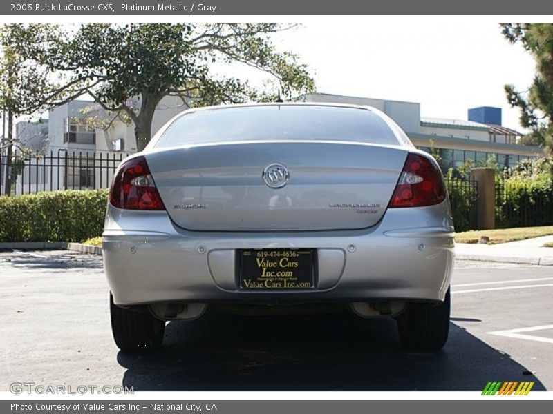 Platinum Metallic / Gray 2006 Buick LaCrosse CXS