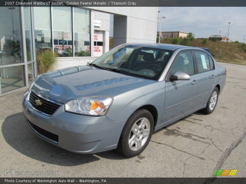 Golden Pewter Metallic / Titanium Gray 2007 Chevrolet Malibu LT Sedan