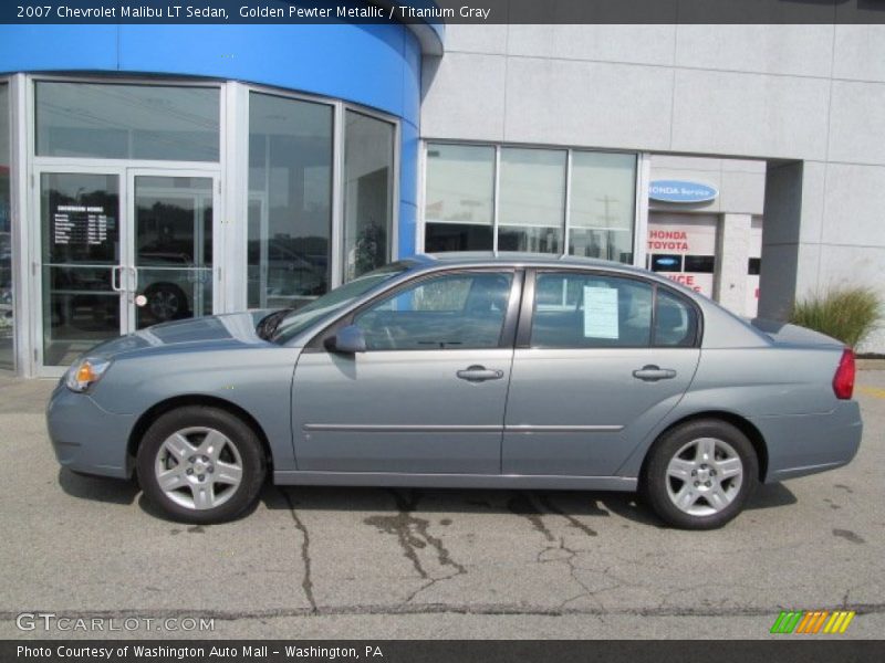 Golden Pewter Metallic / Titanium Gray 2007 Chevrolet Malibu LT Sedan