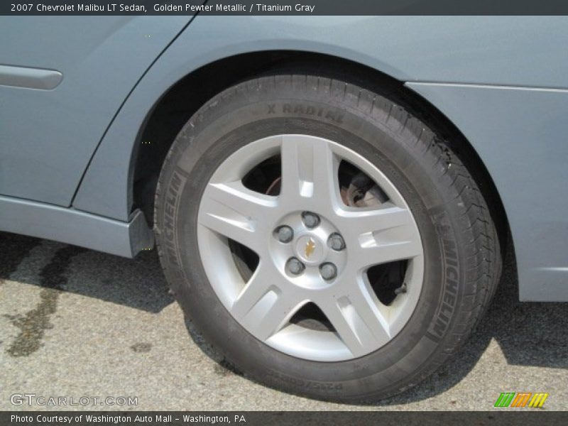 Golden Pewter Metallic / Titanium Gray 2007 Chevrolet Malibu LT Sedan