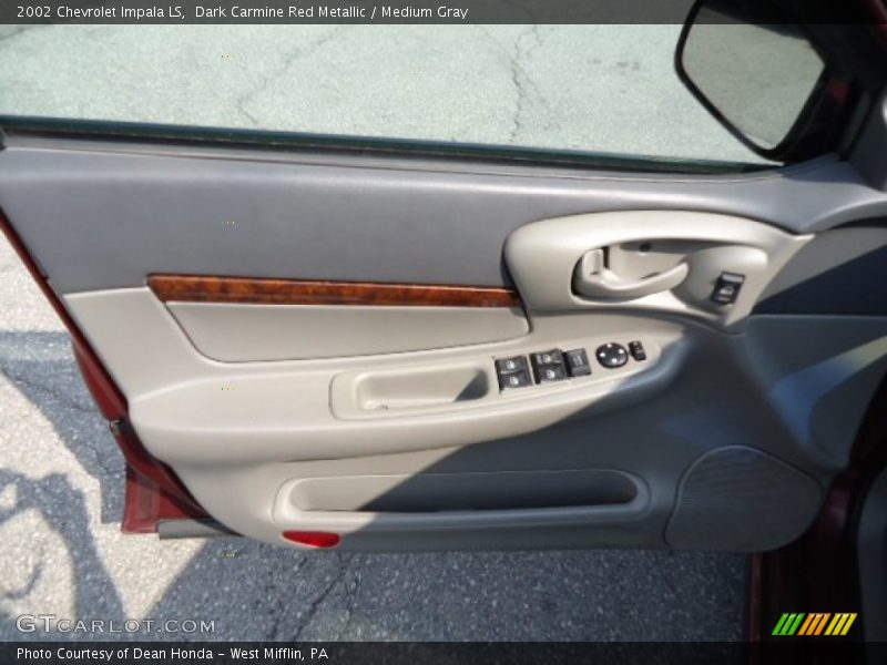 Dark Carmine Red Metallic / Medium Gray 2002 Chevrolet Impala LS