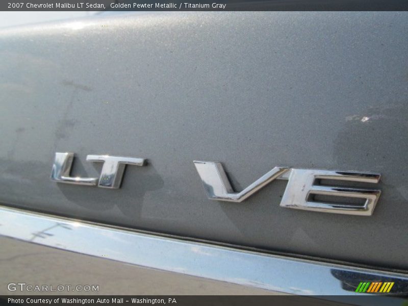 Golden Pewter Metallic / Titanium Gray 2007 Chevrolet Malibu LT Sedan