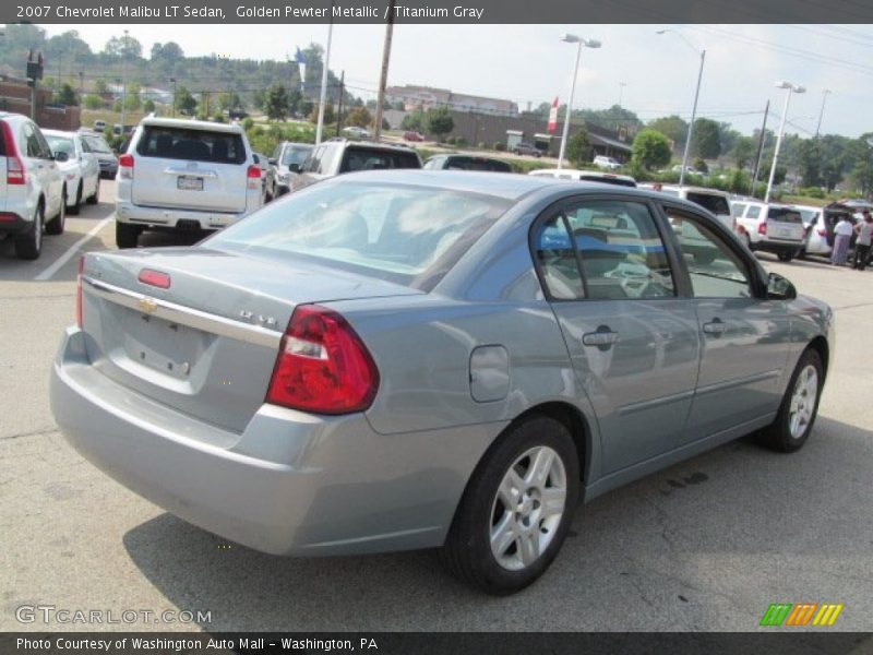 Golden Pewter Metallic / Titanium Gray 2007 Chevrolet Malibu LT Sedan